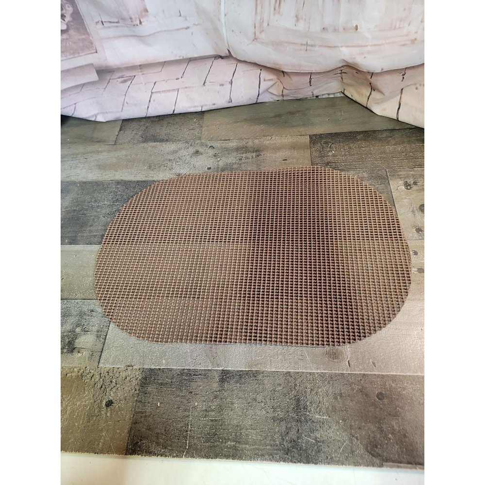 Brown‎ Non slip table shelf placemat decor